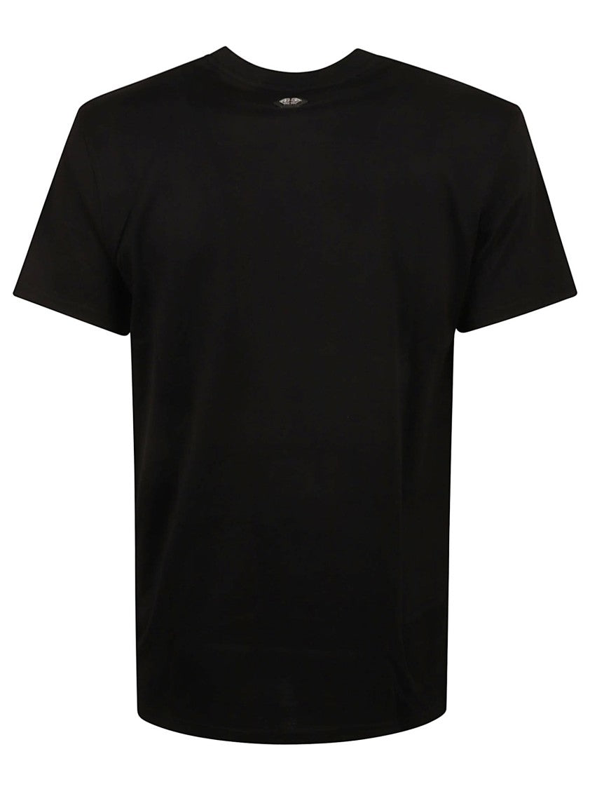 Philipp Plein Classic Black T-Shirt With Shimmering Logo