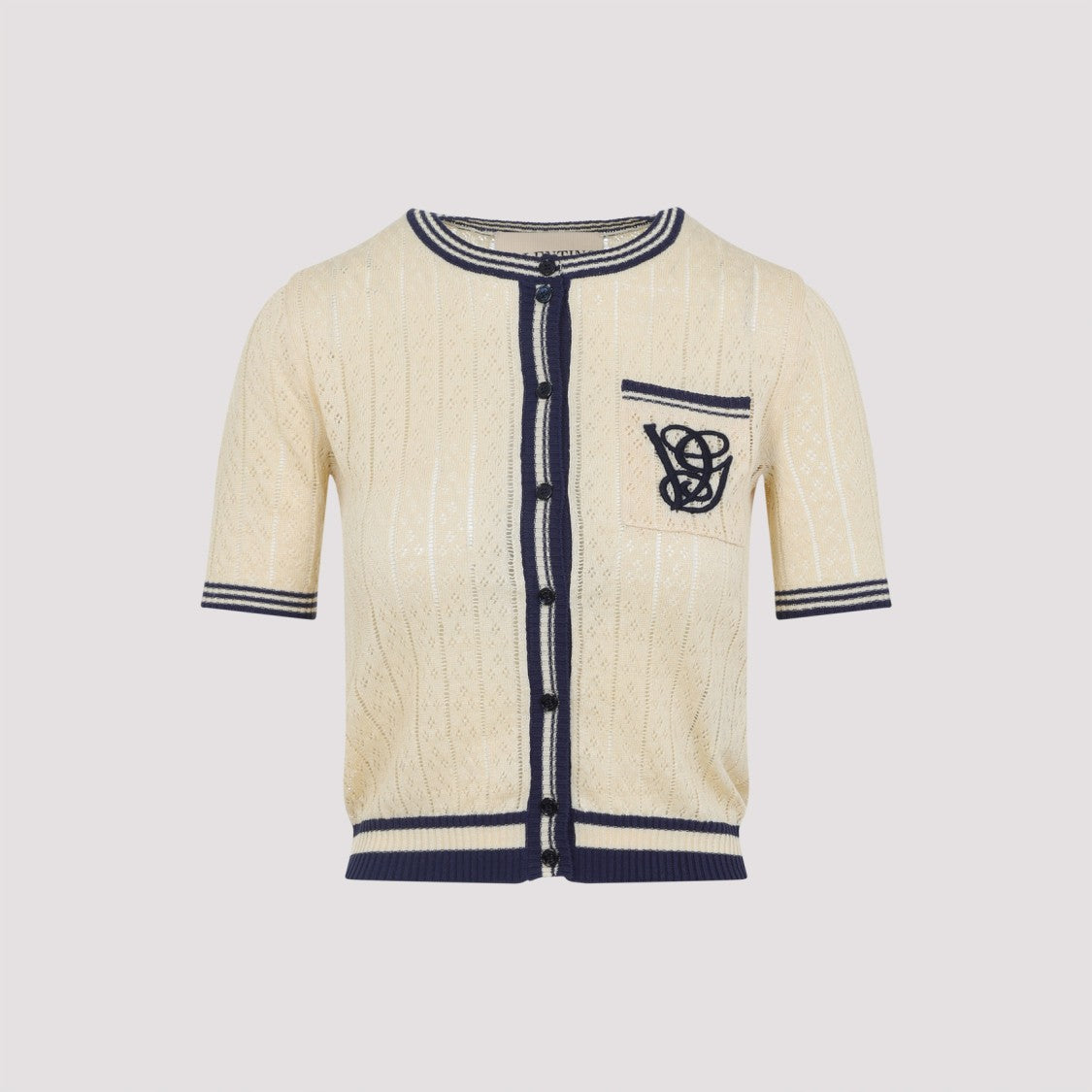 Valentino Beige Linen Cardigan