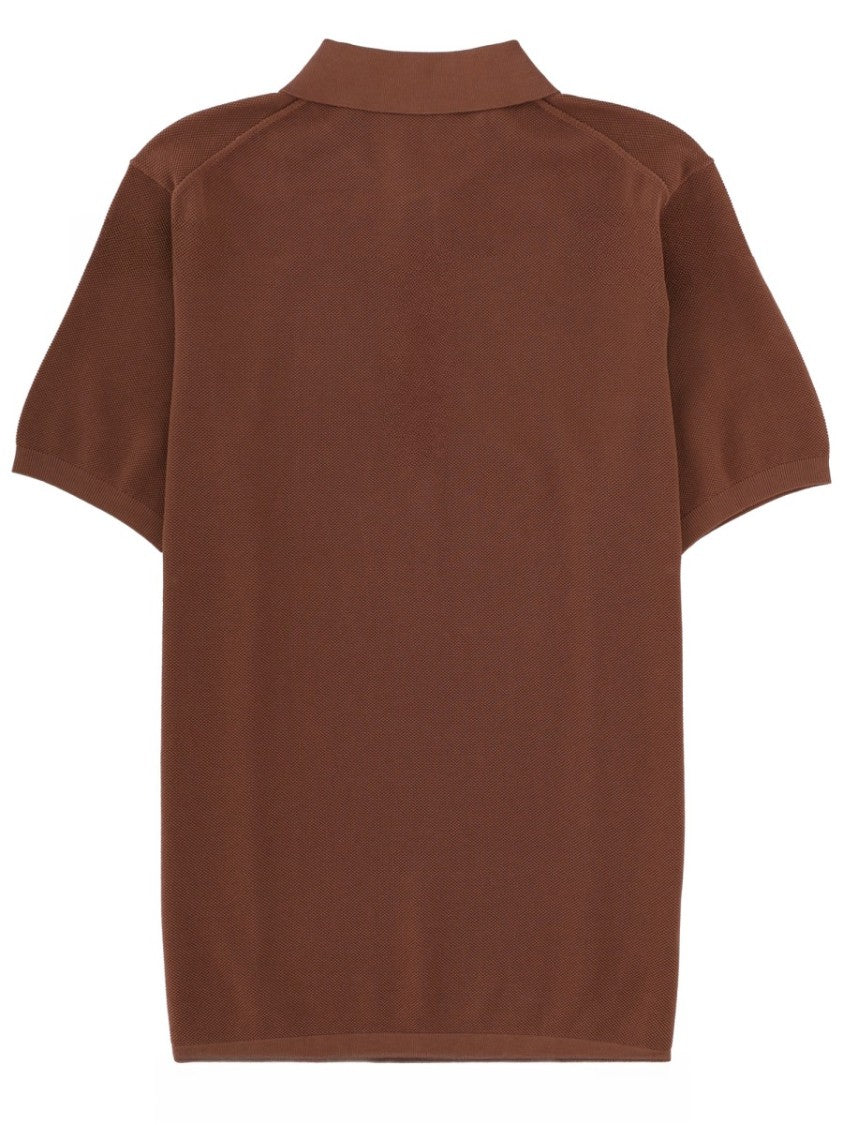 Aspesi Regular Fit Cotton Short Sleeve Polo Shirt