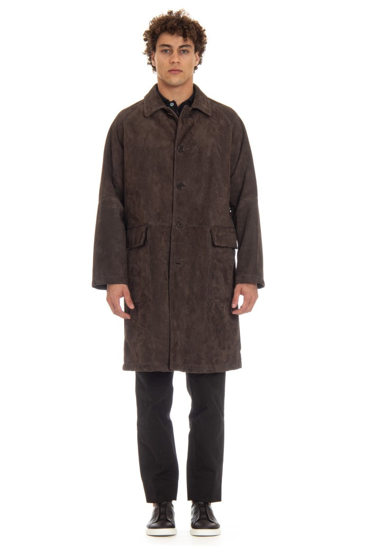 Salvatore Santoro Suede Leather Coat