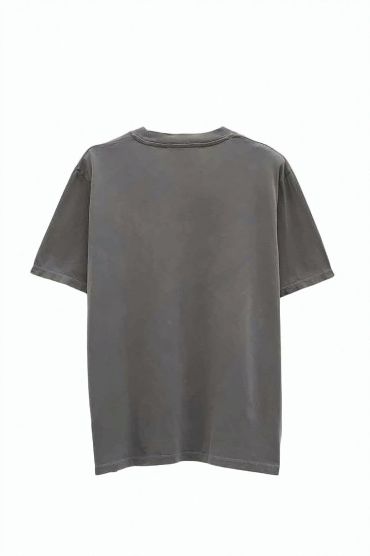 Our Legacy Relaxed Fit Grey T-Shirt With Crew Neckline