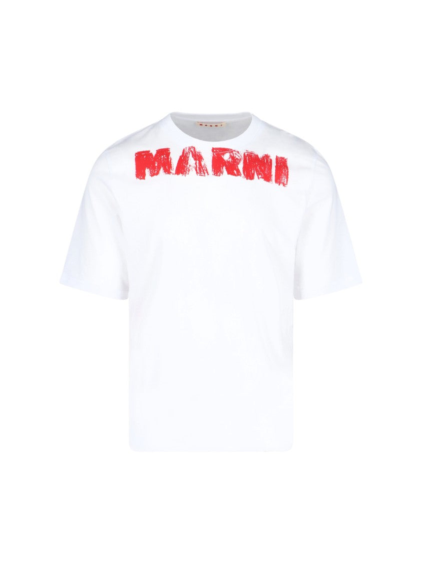 Marni Logo T-Shirt – White