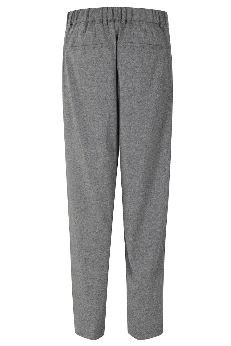 Boss Soft Flannel Trousers With Elastic Waistband