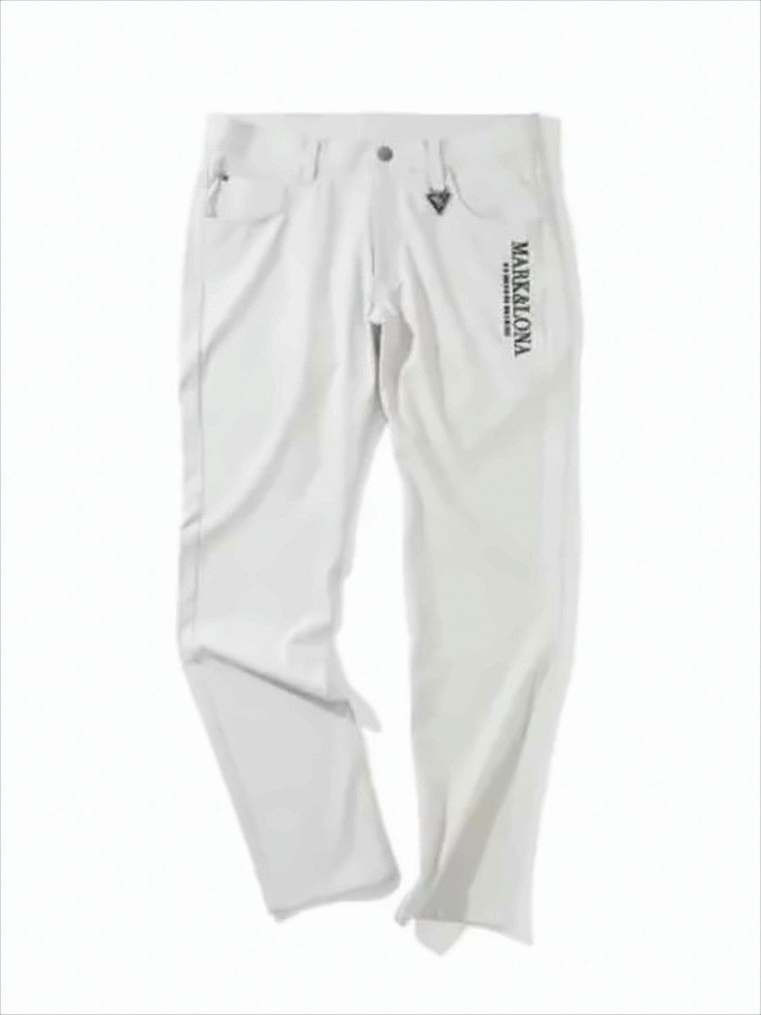 Mark&Lona Straight Fit Pants With Minimalist Design And Logo Detail