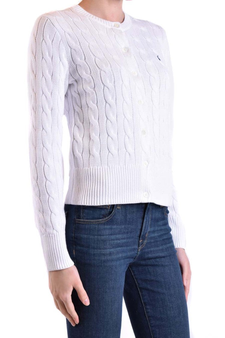 Polo Ralph Lauren White Cotton Sweater