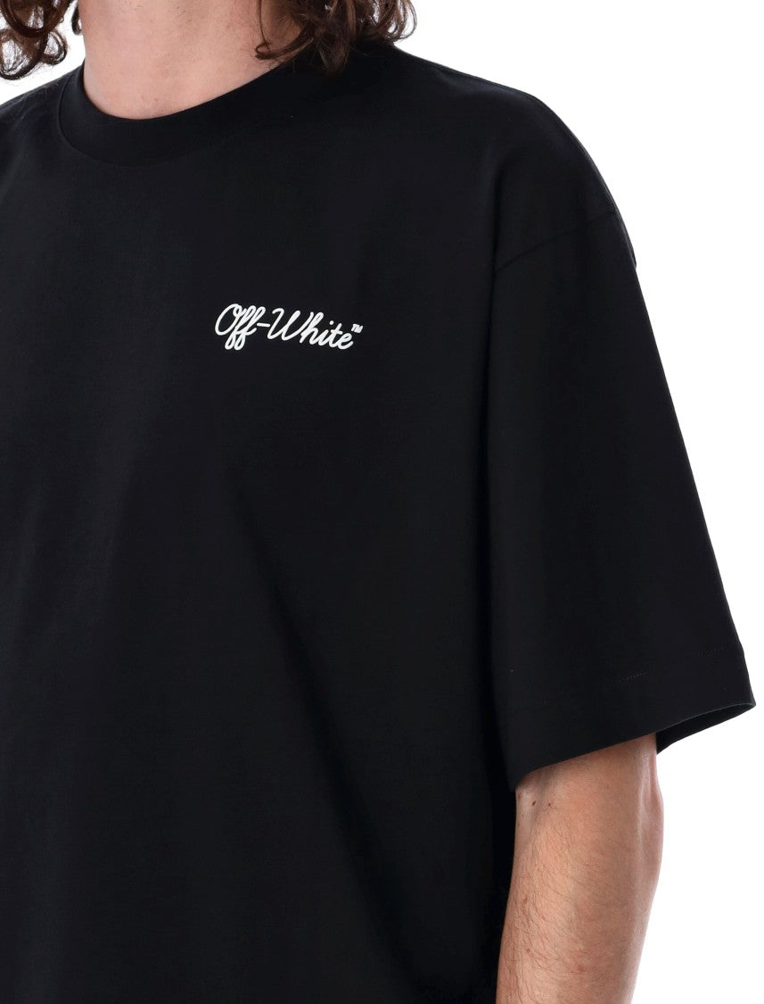 Off-White Script Oversized Cotton Tee
