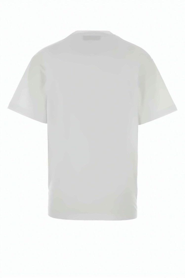 Gucci Short-Sleeved Cotton Jersey T-Shirt With Print Detail