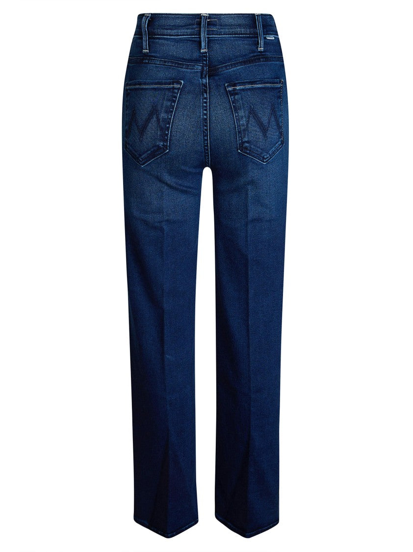 Mother The Hustler Roller Sneak Straight-Leg Jeans