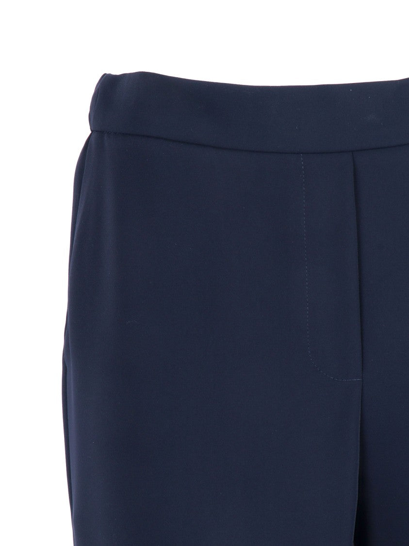P.A.R.O.S.H. Tailored Cropped Matte Straight-Leg Pants