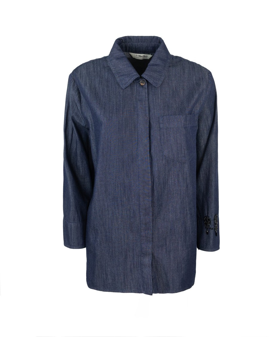 Max Mara Ellen Blue Shirt