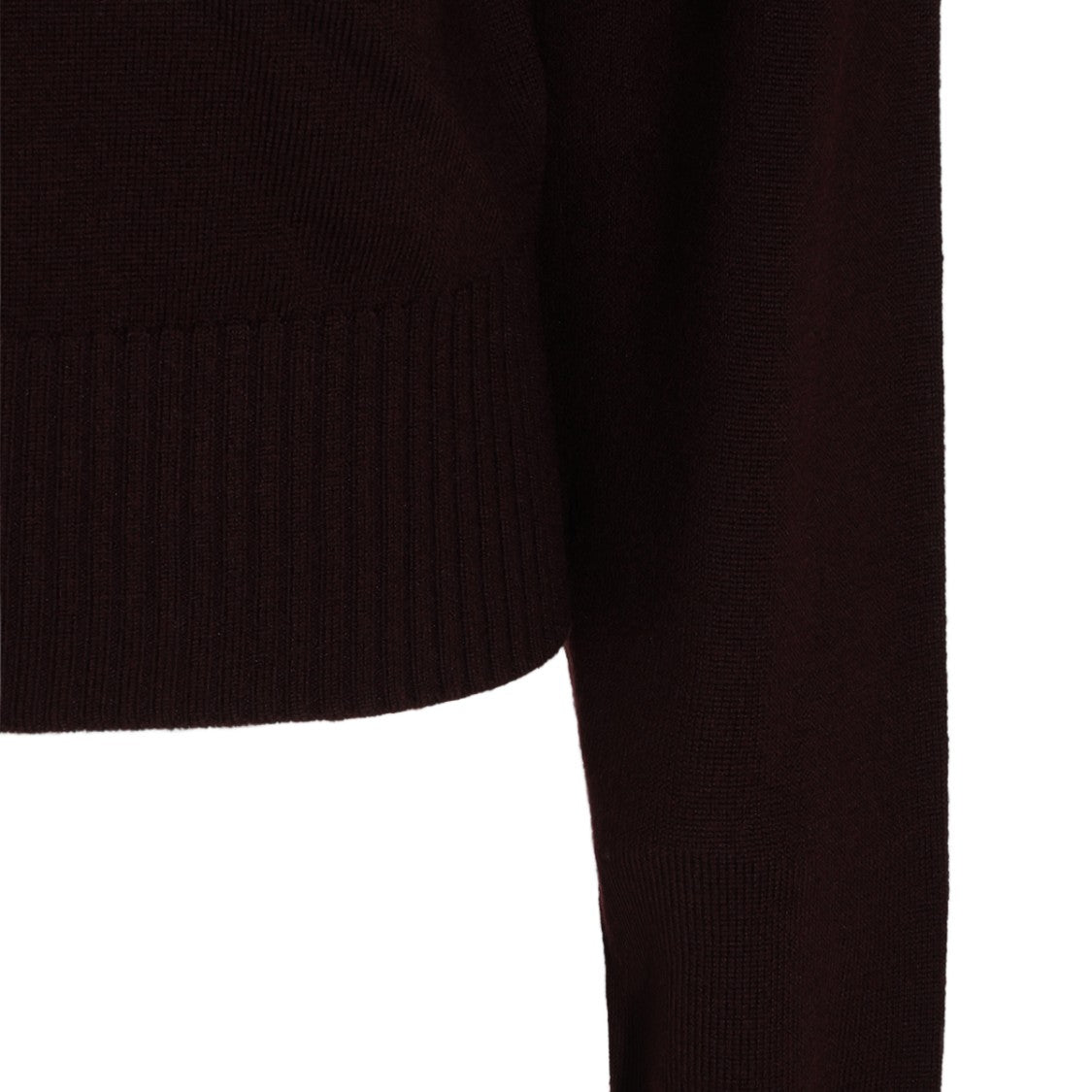 Zimmermann Fitted Sweater With High Turtleneck And Lace Detail