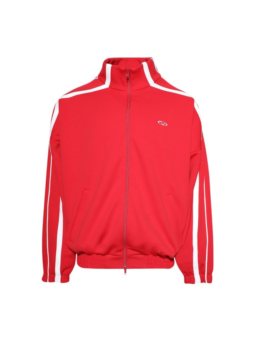 Vetements Oval Logo Gym Jacket Red