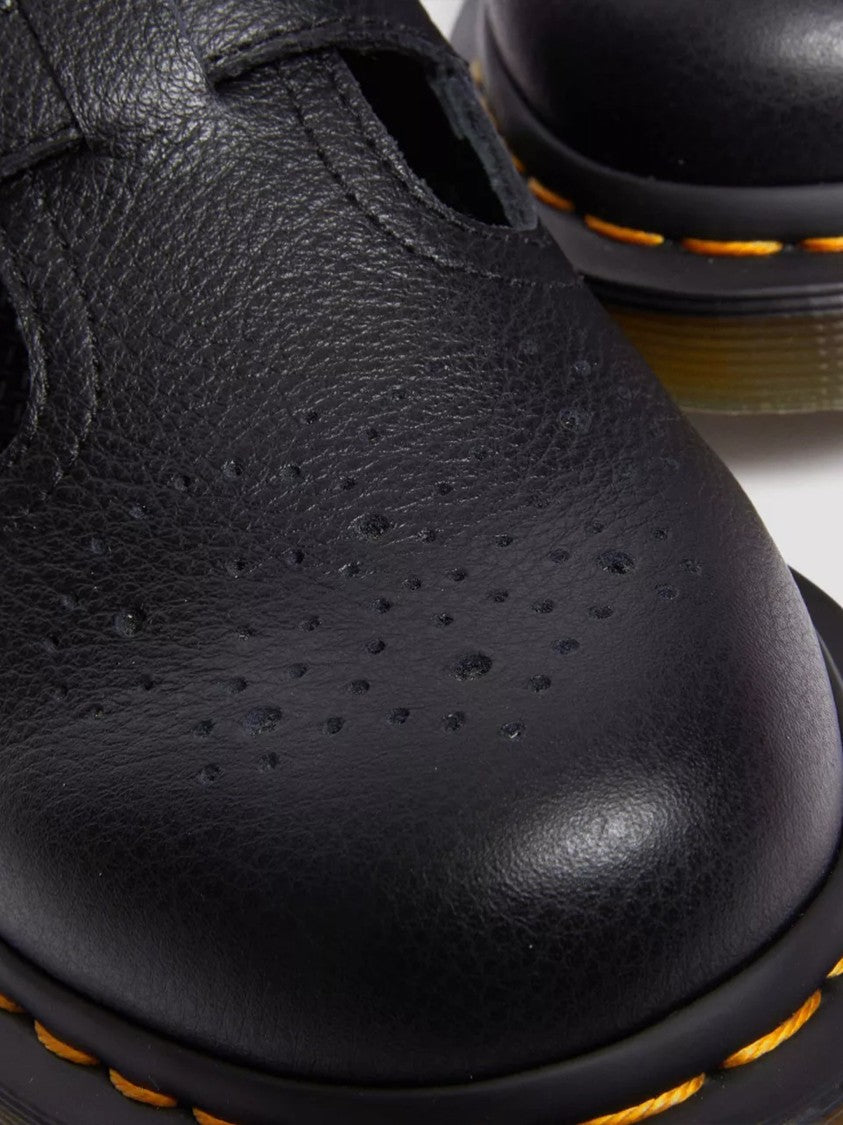 Dr. Martens 8065 Perforated Black Leather Mary Janes