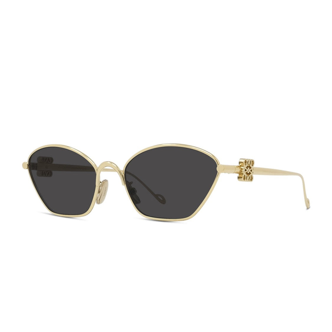 Loewe Gold Anagram Metal Sunglasses