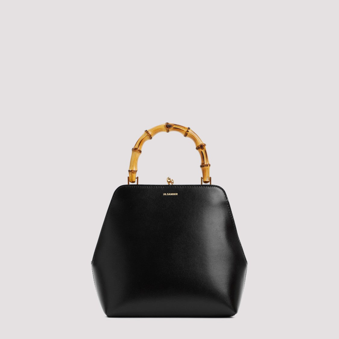 Jil Sander Black Calf Leather Shoulder Bag