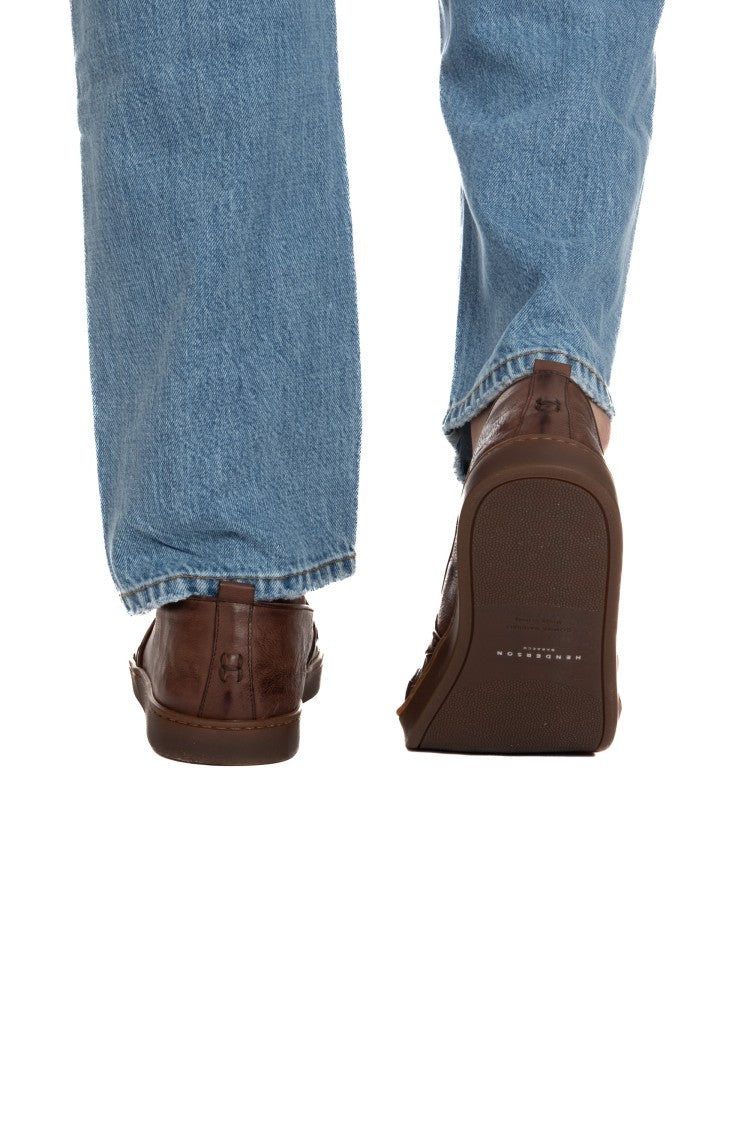 Henderson Antiparos Handwoven Leather Slip-On