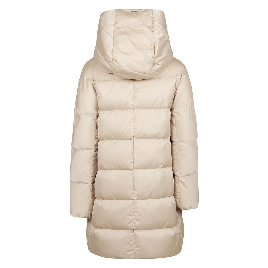 Herno A-Shape Satin-Finish Outerwear With Hood