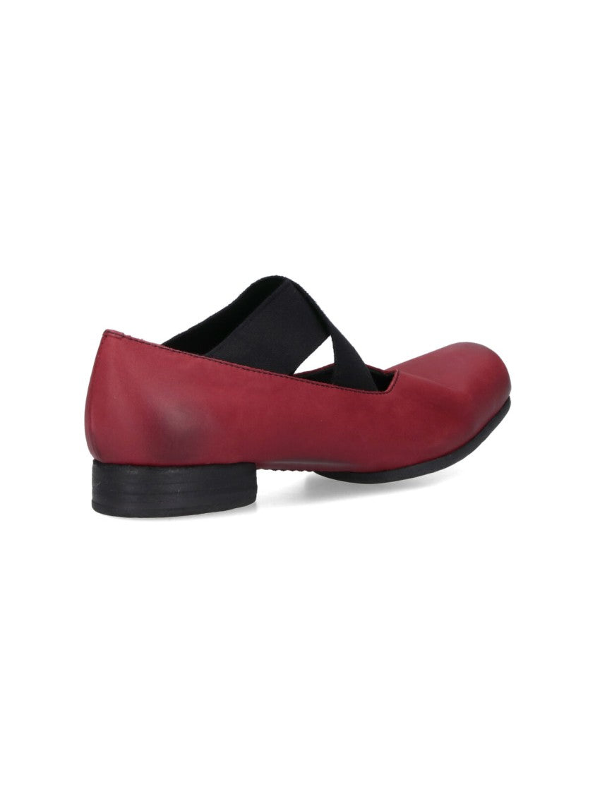 Uma Wang Heeled Ballerinas – Red