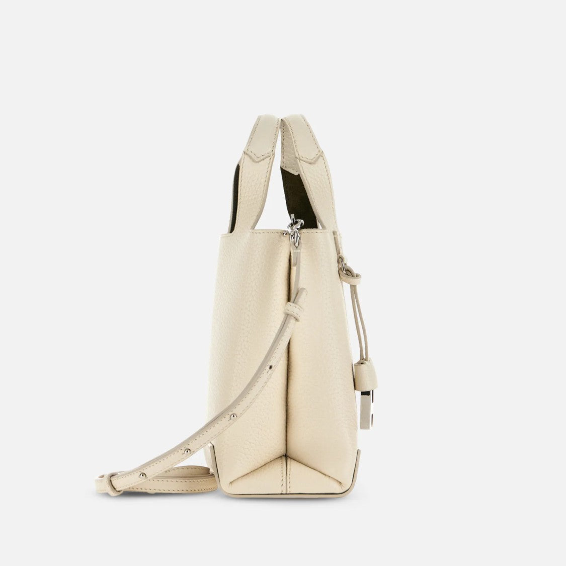 Hogan Compact Textured Leather Tote Bag