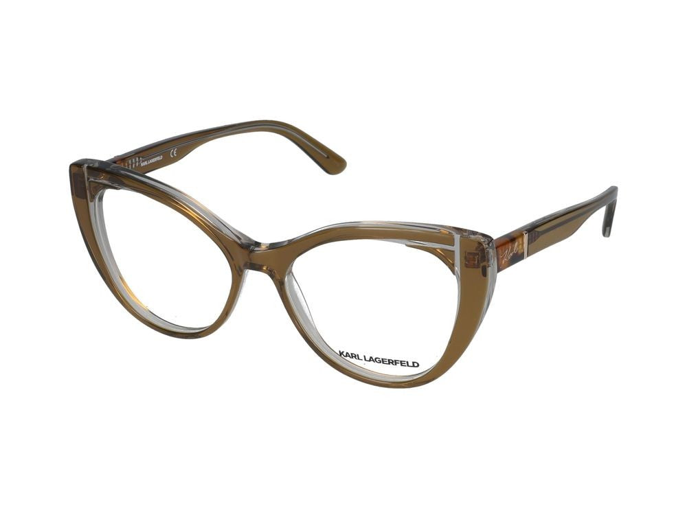 Karl Lagerfeld Eyeglasses Karl Lagerfeld Kl6078 205 Brown/Crystal 52/16/140