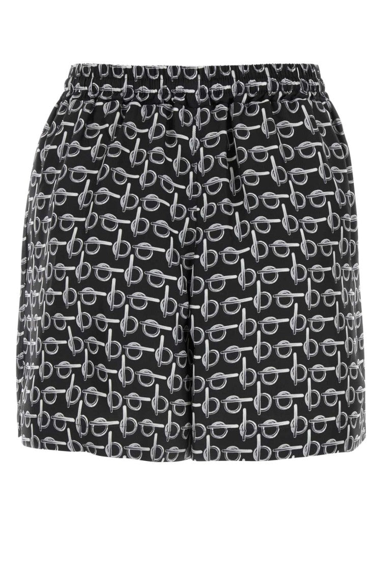 Burberry Printed Silk Shorts