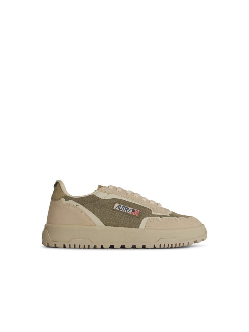 Autry 'Wildpace' Green Cordura Sneakers