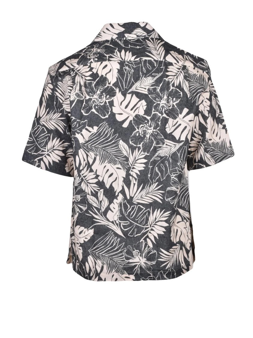 Eleventy Black Linen Shirt