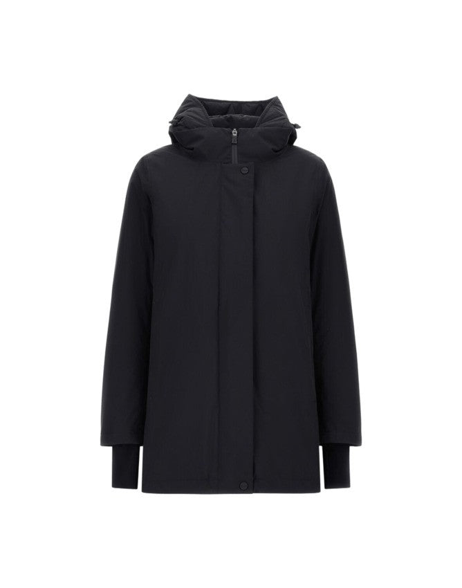 Herno Down-Filled Black Jacket With Hood