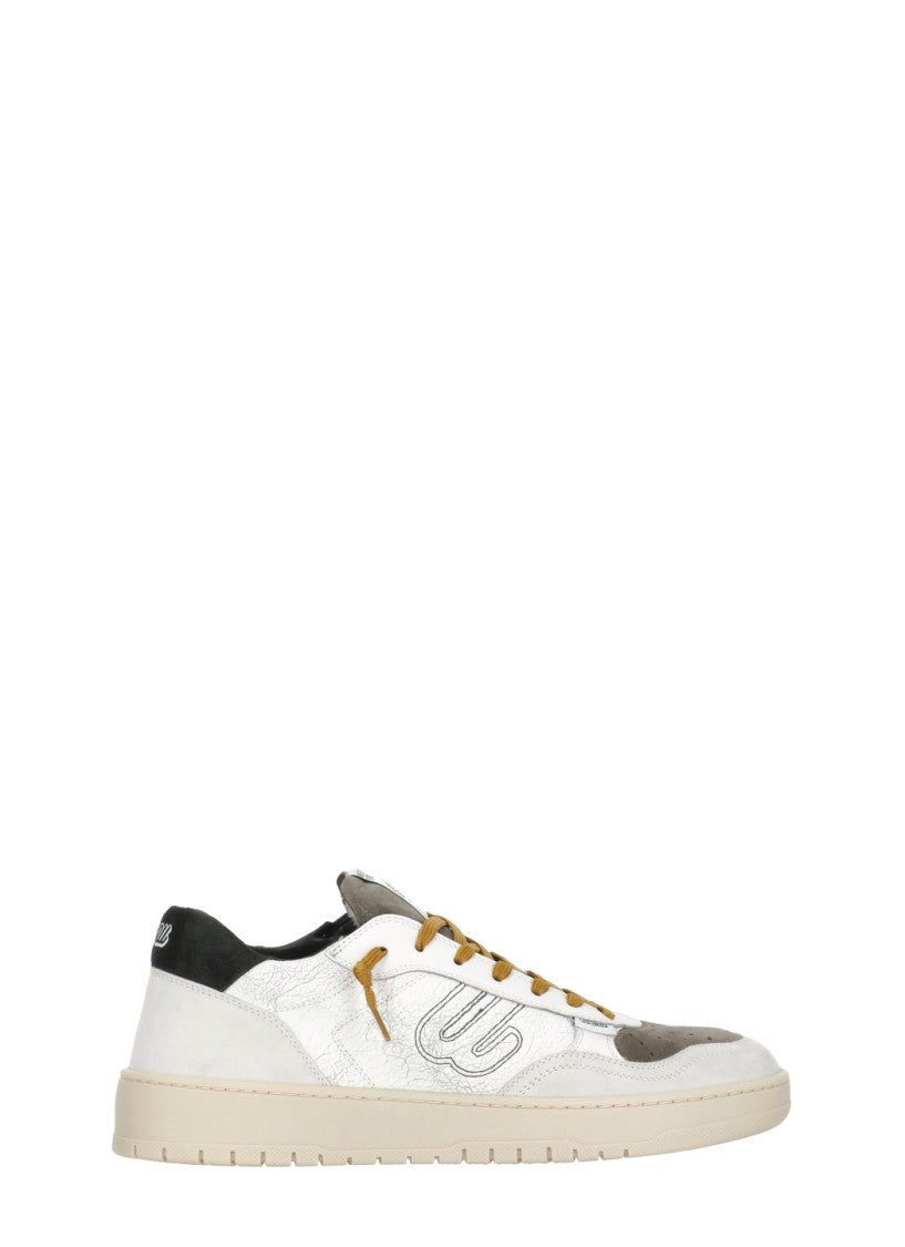 Evenu Equal White Suede Low-Top Sneakers