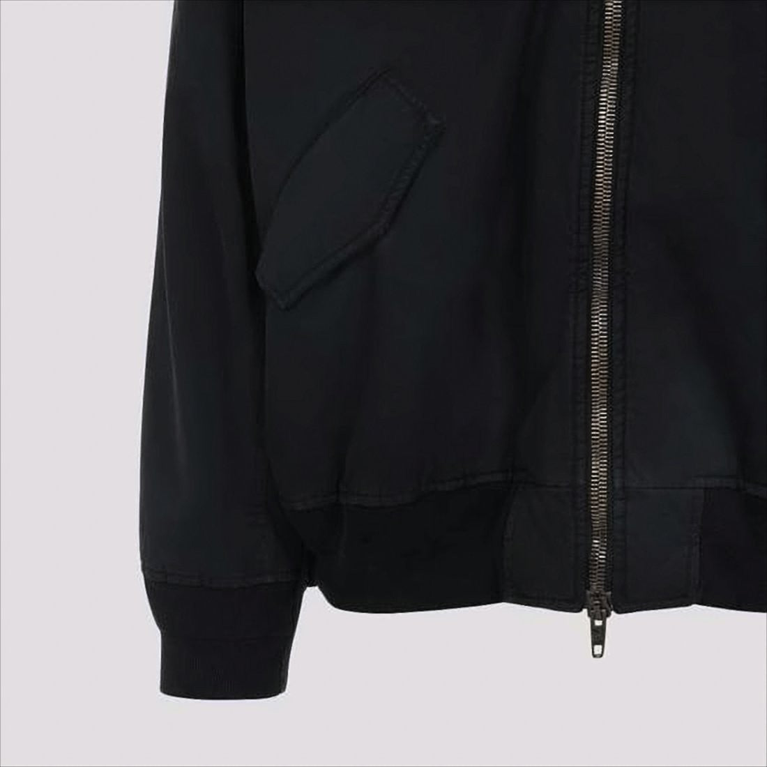 Balenciaga Relaxed Fit Bomber Jacket With Bold Logo