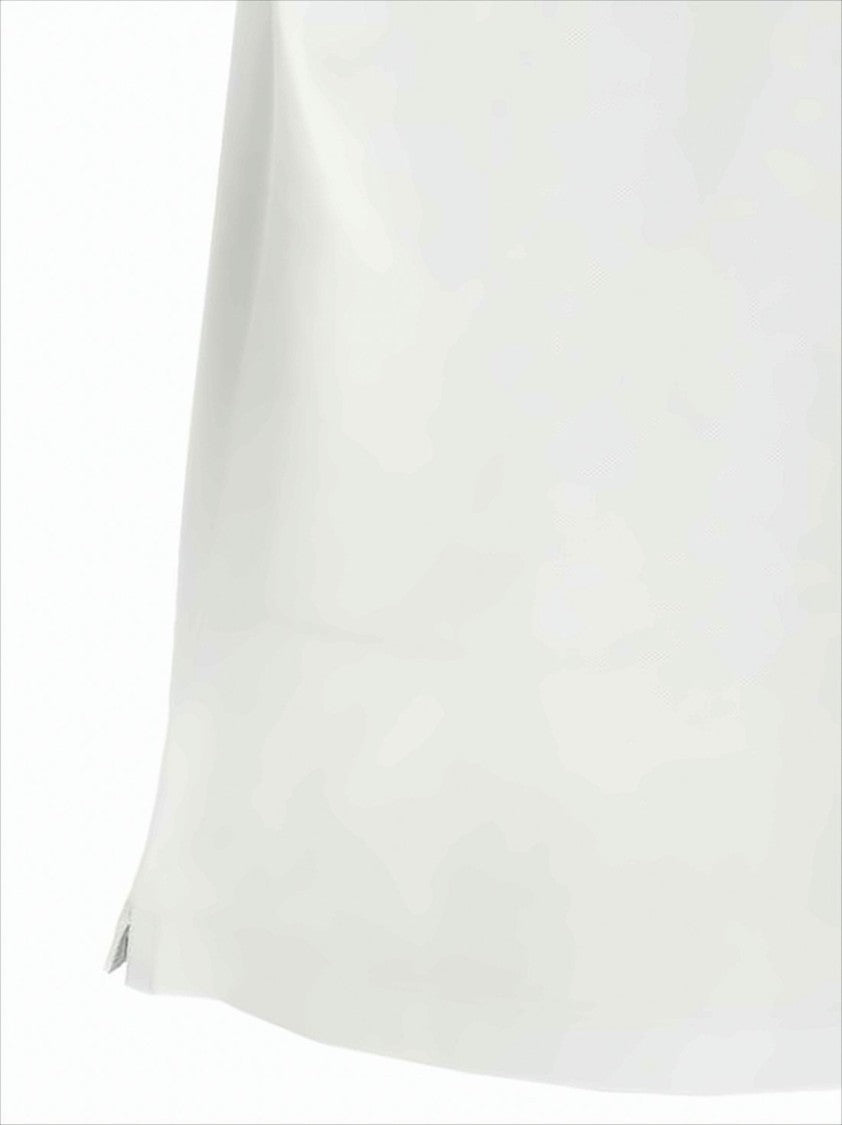 Brunello Cucinelli White Cotton Polo Shirt