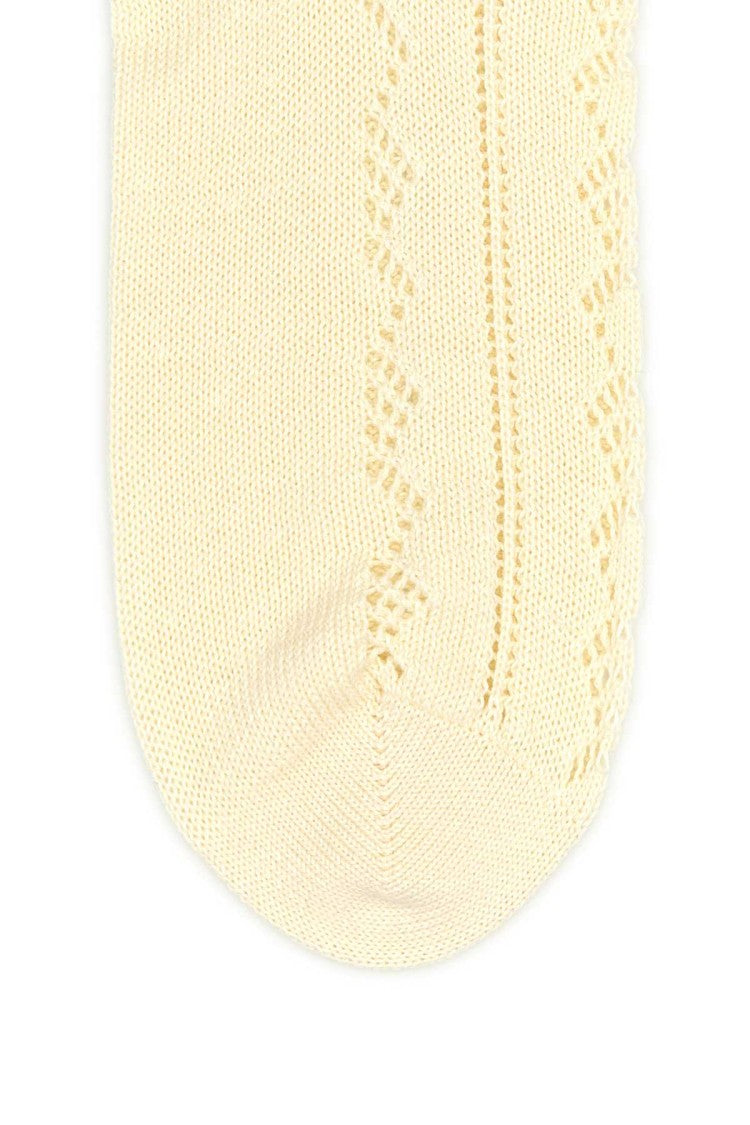 Valentino Garavani Cream Cotton Blend Socks