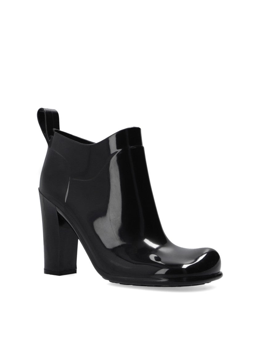Bottega Veneta Shine Square Toe Ankle Boots