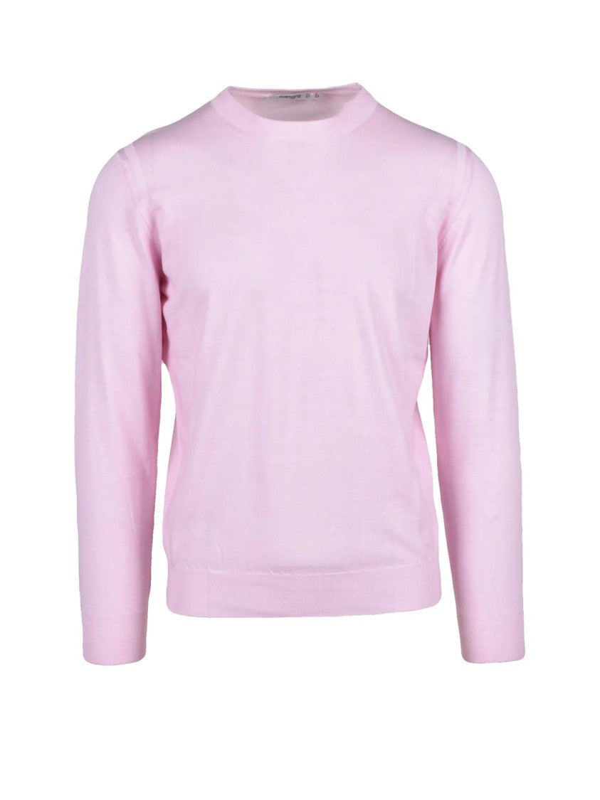Kangra Pink Cotton Men Sweater
