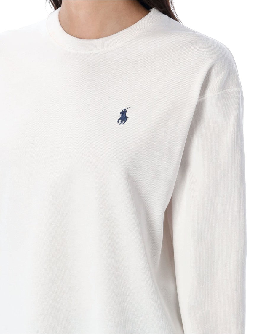 Polo Ralph Lauren Cotton Jersey Long-Sleeve T-Shirt With Embroidered Logo