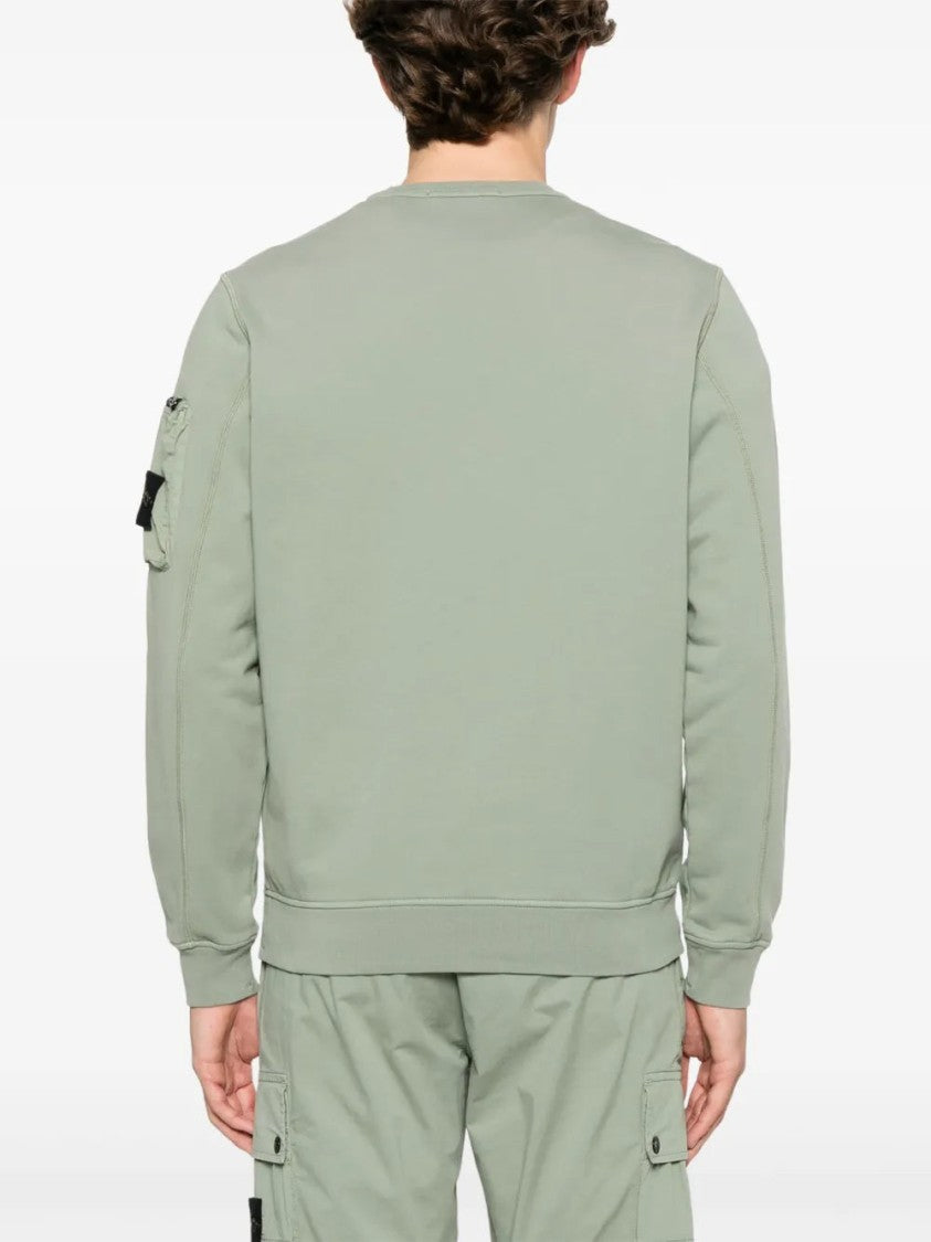 Stone Island Detachable-Badge Sweatshirt