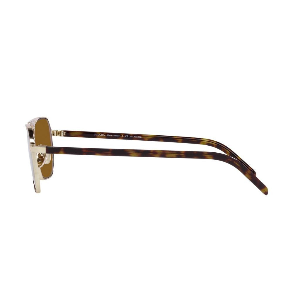 Prada Pr58ys Contemporary Gold Metal Sunglasses