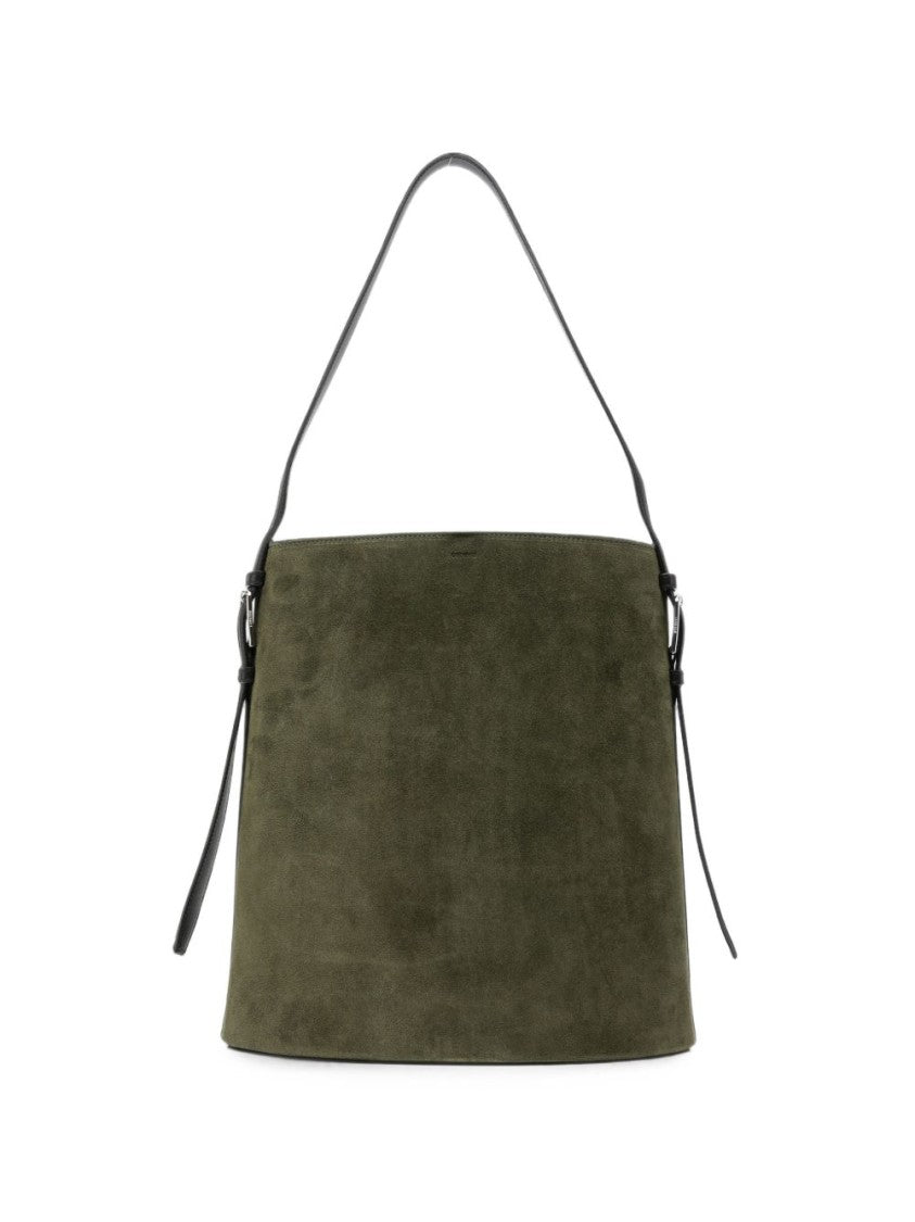 Coperni Trapezoidal Suede Bag With Adjustable Leather Strap