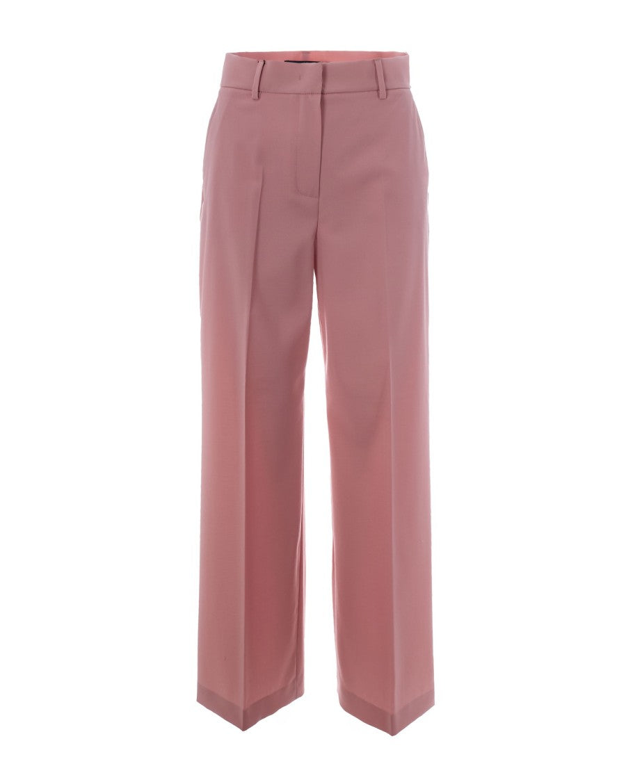 Max Mara Pink Wool Trousers