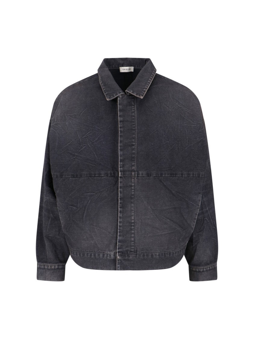 Fear Of God "Utility" Jacket – Black Cotton Canvas
