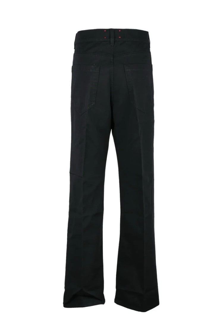 Seafarer Straight-Leg Black Denim Jeans