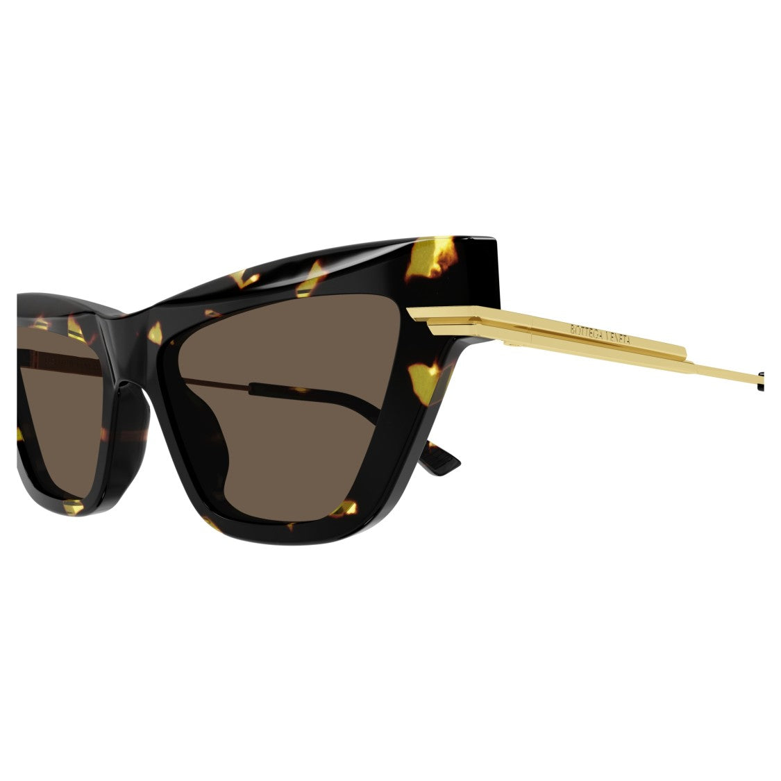 Bottega Veneta Bv1241s Tortoiseshell Acetate Cat-Eye Sunglasses
