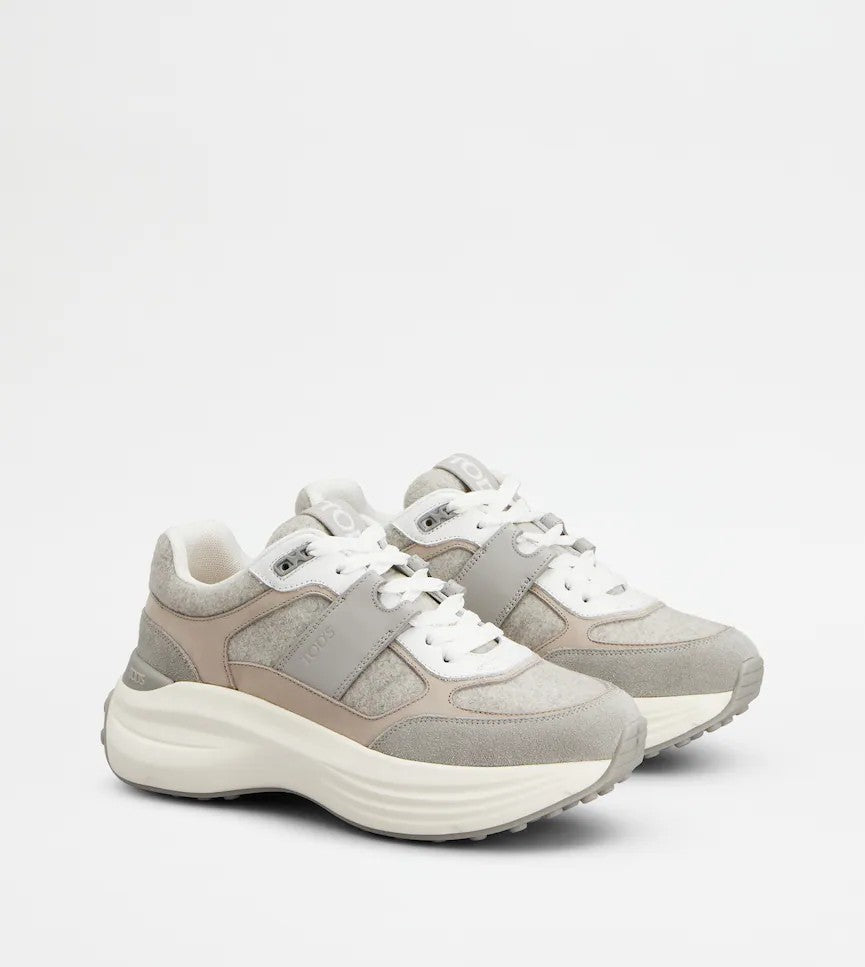Tod's Contemporary Lace-Up Sneakers With Elegant Design