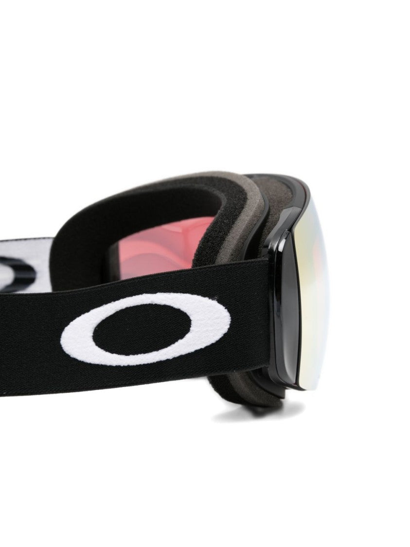 Oakley Curved Golden Mirrored Sunglasses