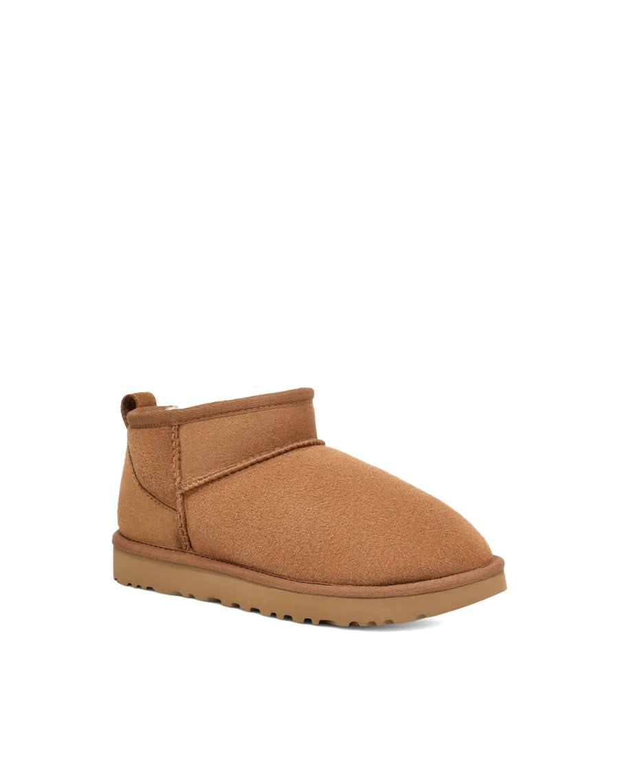 Ugg Chestnut Classic Ultra Mini Shearling Ankle Boots