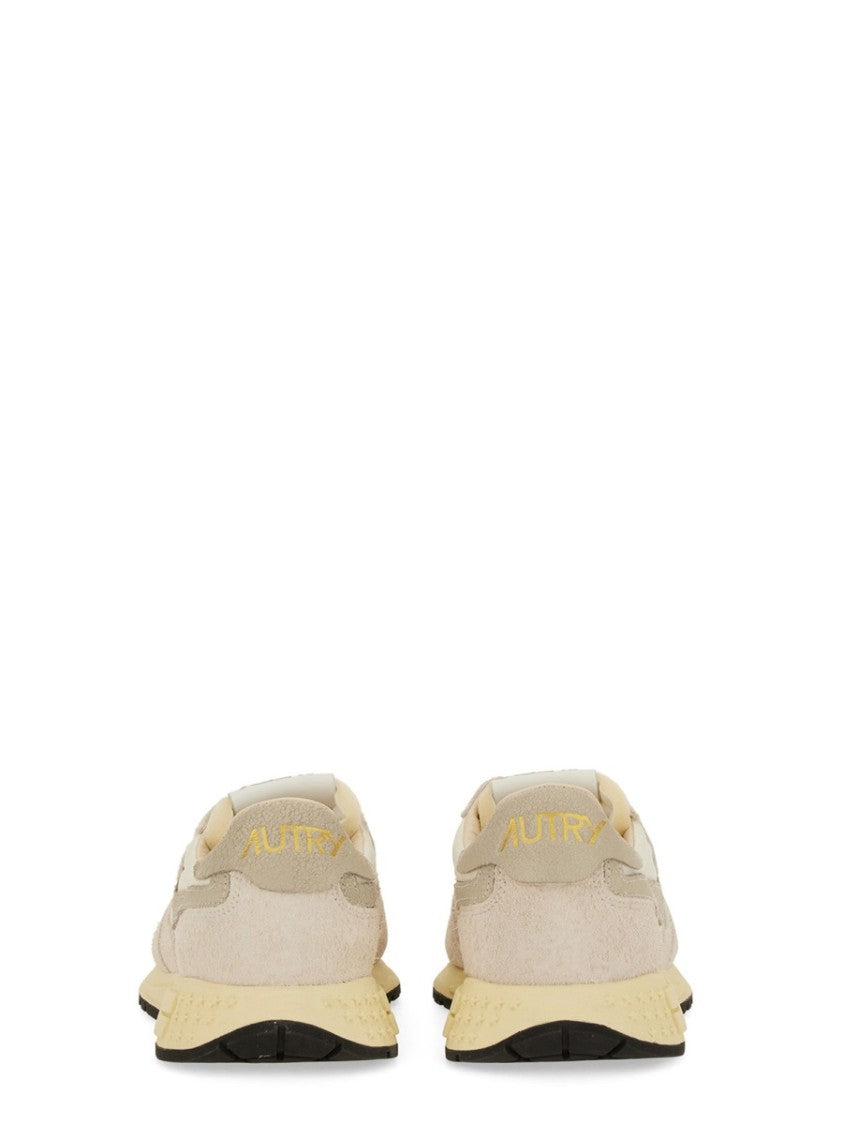 Autry Reelwind Low Layered Nylon-Leather Sneakers