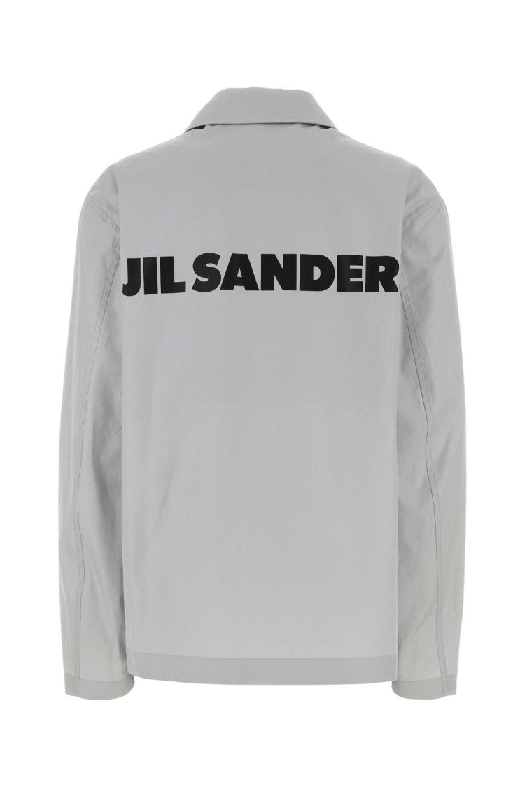 Jil Sander Light Grey Taffeta Jacket