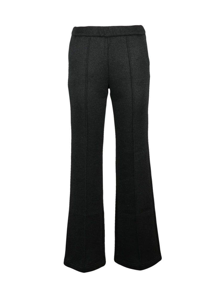 Mason's Black Viscose-Blend Lamé Jumpsuit