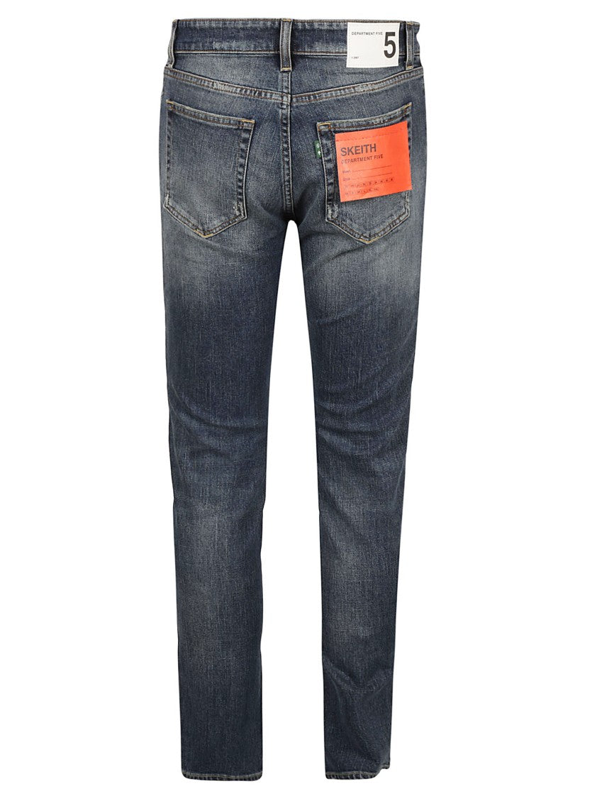 Department Five Distressed Slim Fit Denim Jeans