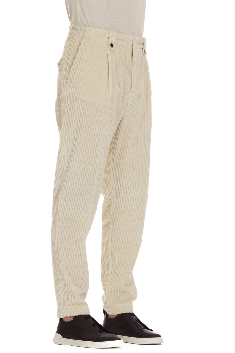 Eleventy Costa Roccia Velvet Trousers